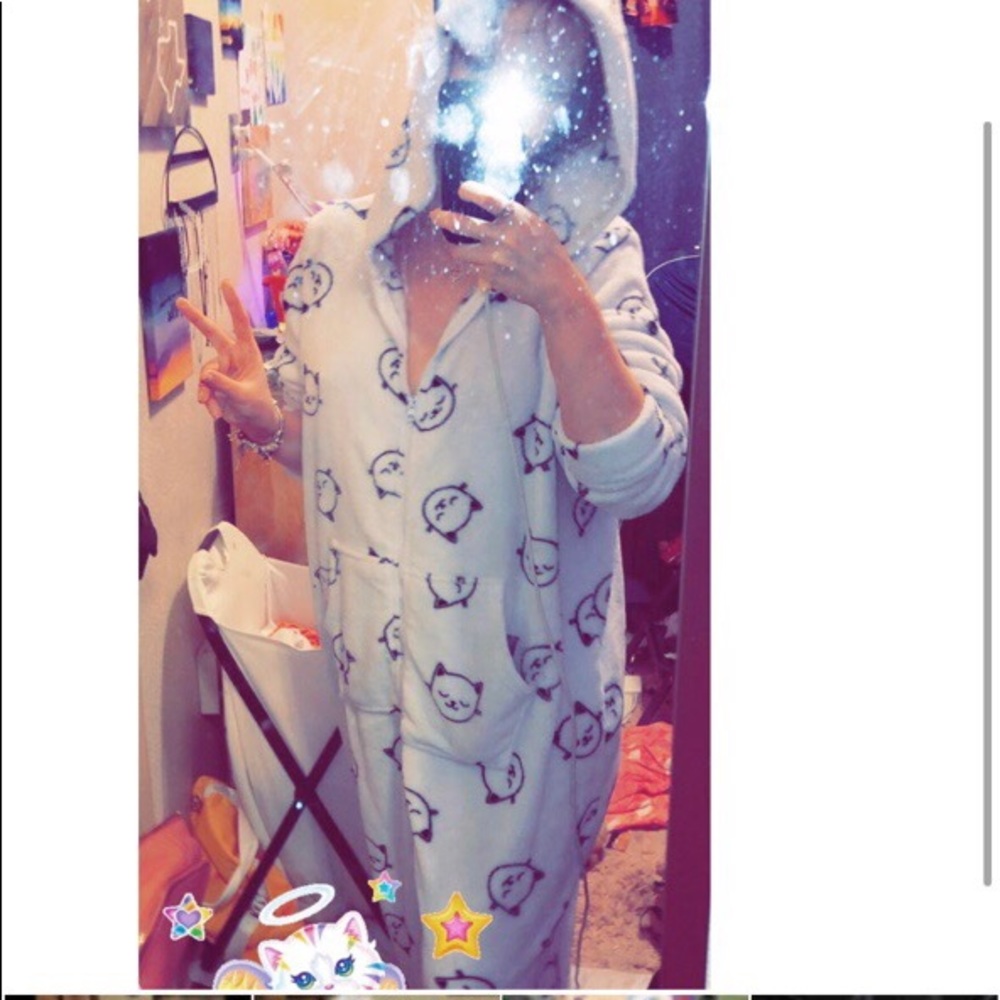 Forever 21 kitty onesie